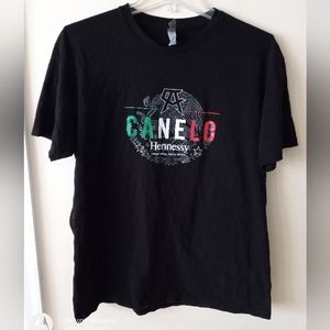 Canelo Alvarez Hennessy Promo Boxing T Shirt by Next Level Apparel